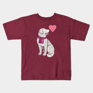 Kuvasz watercolour Kids T-Shirt